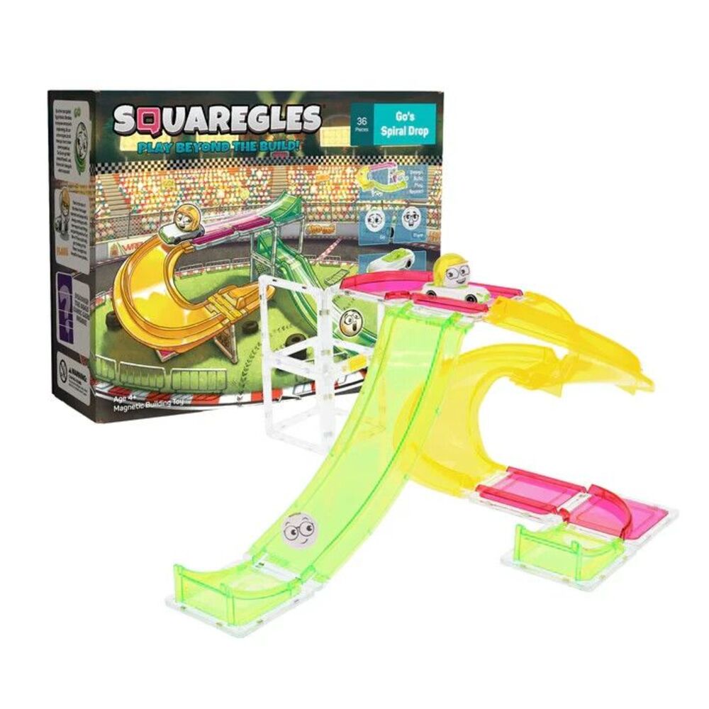 SQUAREGLES Go's Spiral Drop *Brand New* Ogs Head Physics Toy